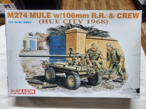 1/35 M274 MULE w/106mm R.R. & CREW (HUE CITY 1968)